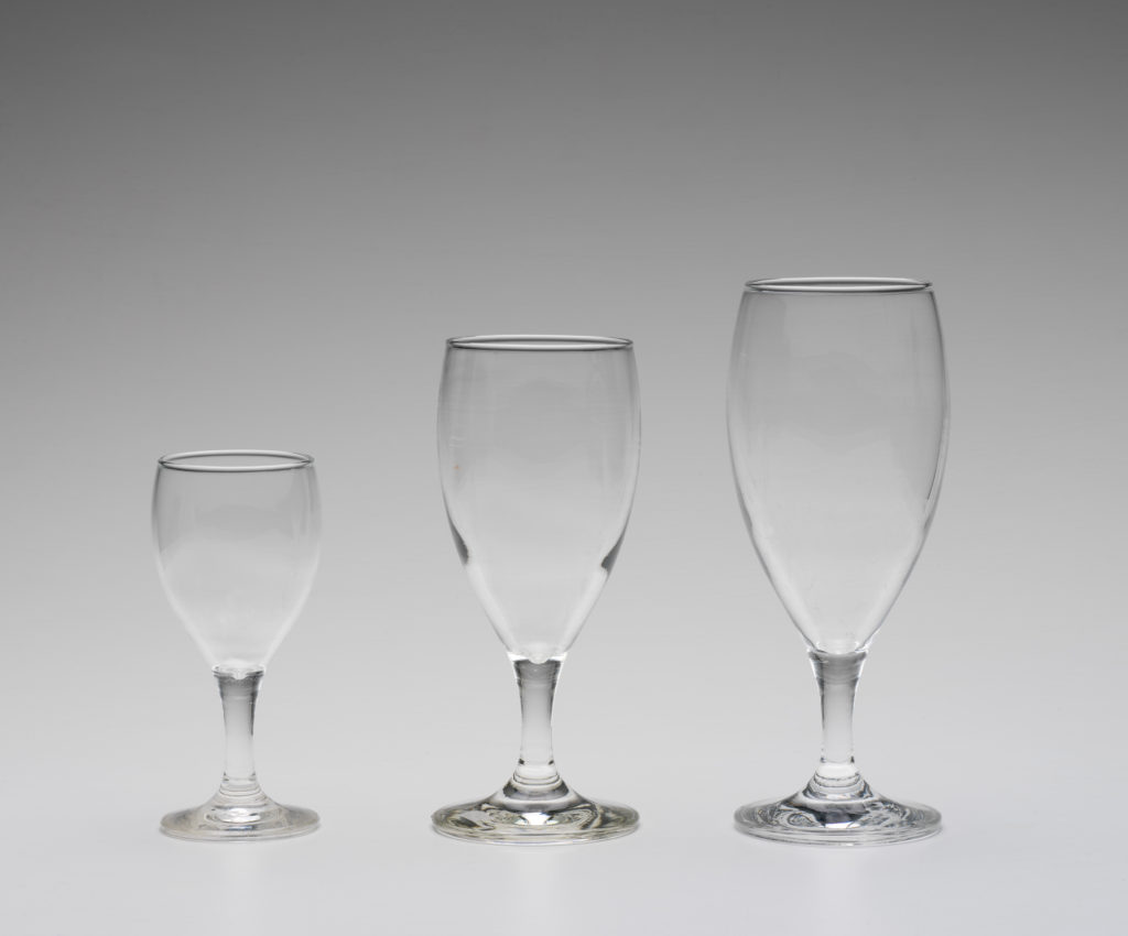 Wine glasses, 'Koenig', designed by Denise Larcombe
